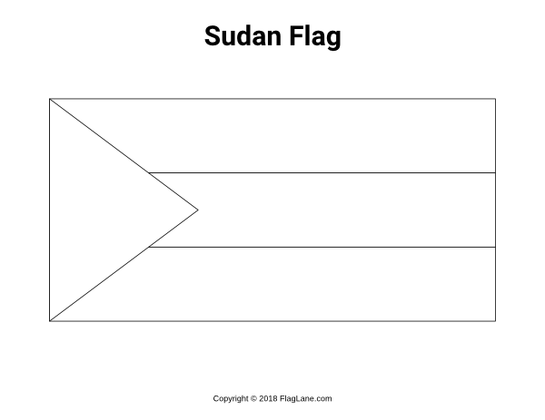 Free printable sudan flag coloring page download it at httpsflaglanecoloring