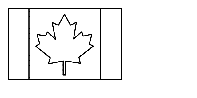 Canada day flag