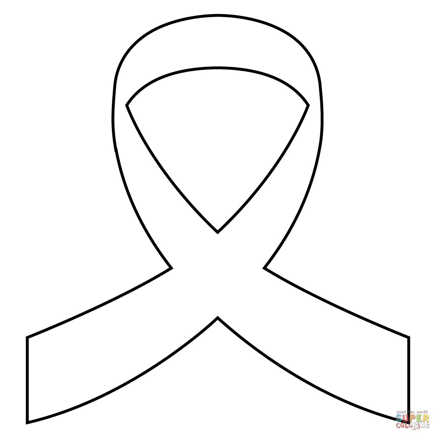 Reminder ribbon emoji coloring page free printable coloring pages