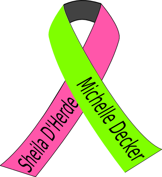 Breast lymphoma cancer ribbon clip art at