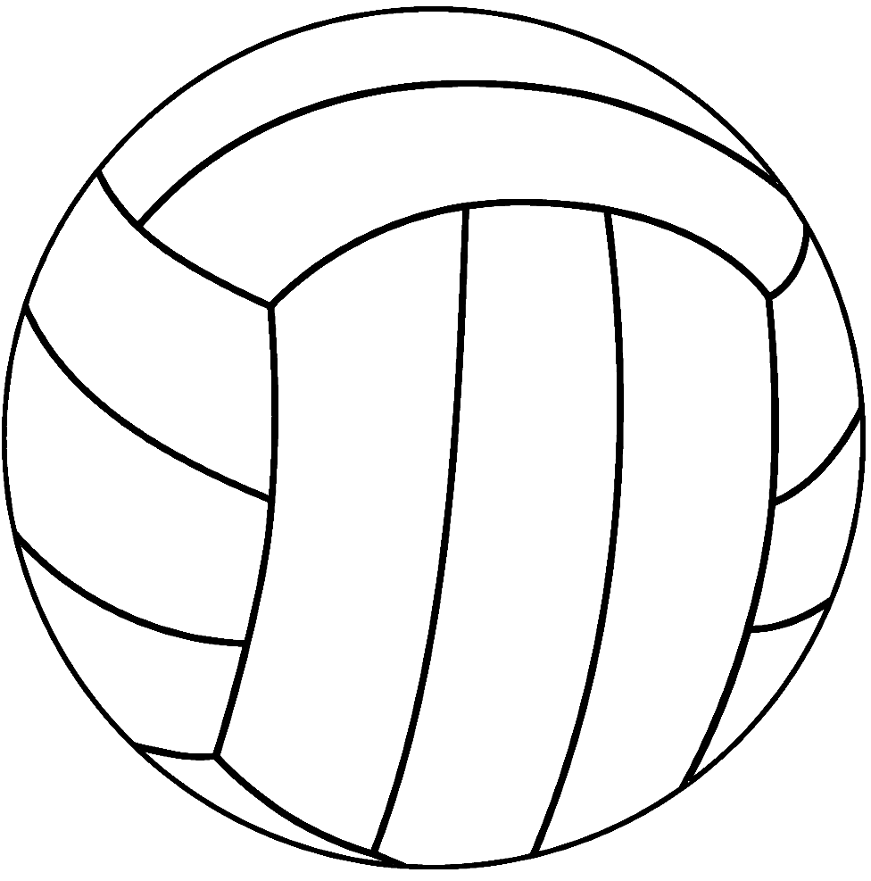 Dibujos para colorear de voleibol