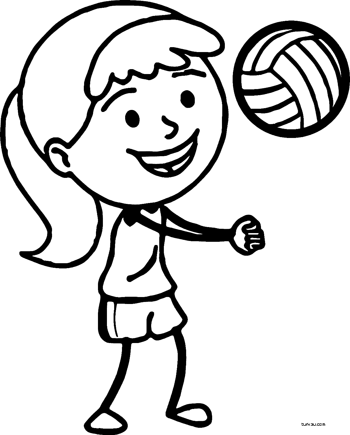 Dibujos para colorear de voleibol