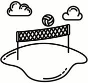 Volleyball coloring pages free coloring pages