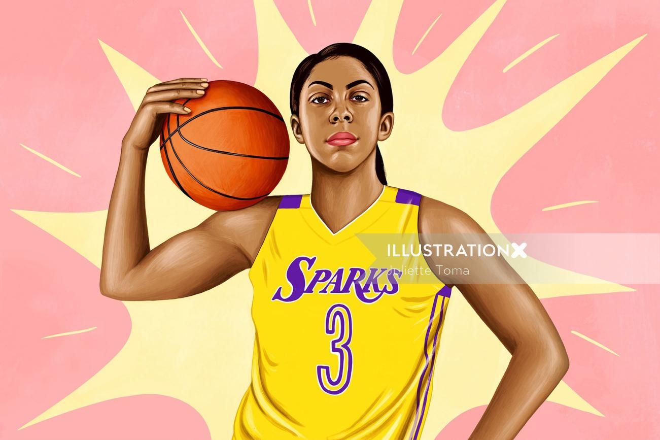 Candace parker portrait for the ringer candace parker candace sports women