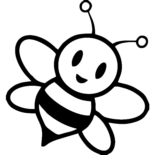 Bee coloring pages printable for free download