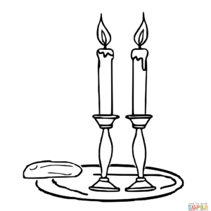 Shabbat coloring pages printable for free download