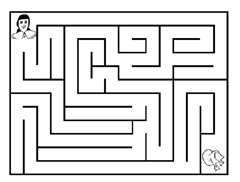 Coloring page labyrinths educational â printable coloring pages