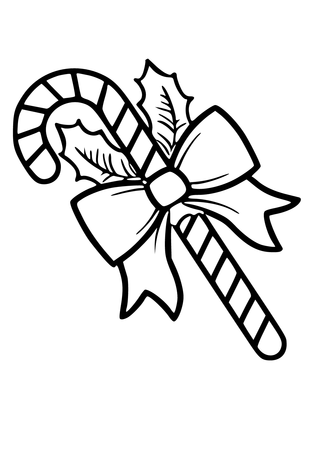 Free printable candy cane tree coloring page sheet and picture for adults and kids girls and boys