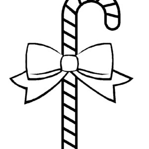 Christmas candy cane coloring pages printable for free download