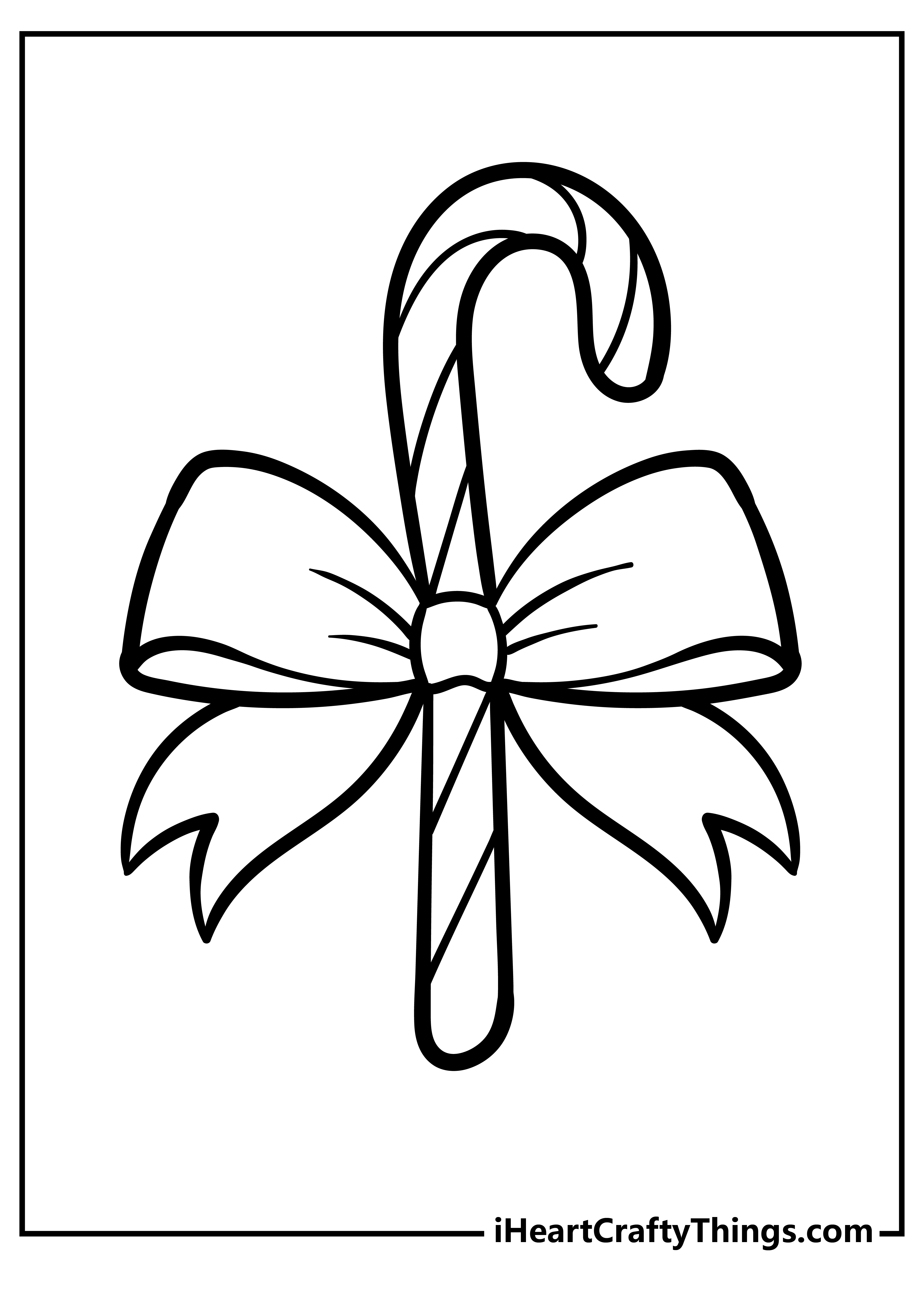 Candy cane coloring pages free printables