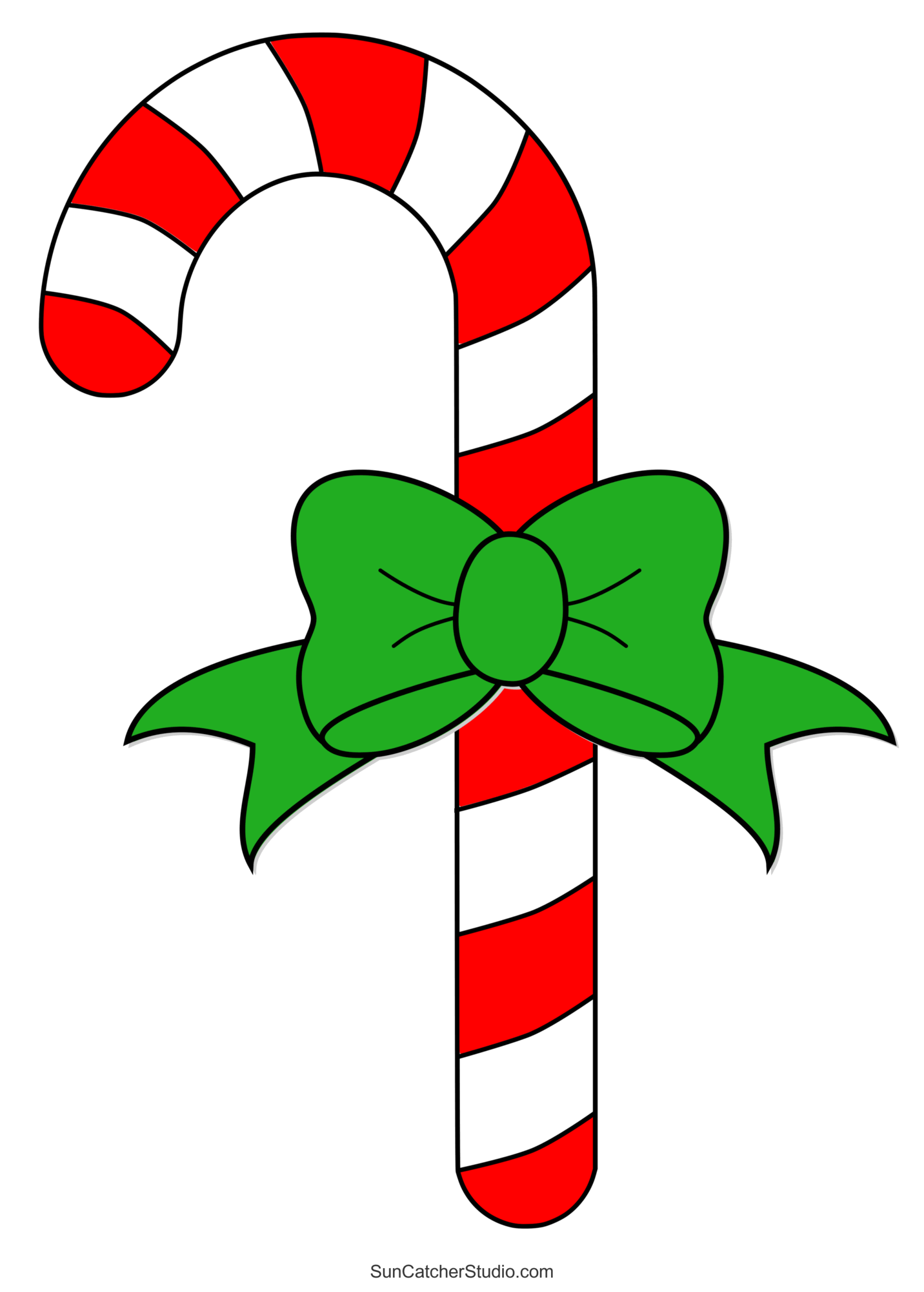 Candy cane templates free printable patterns stencils â diy projects patterns monograms designs templates