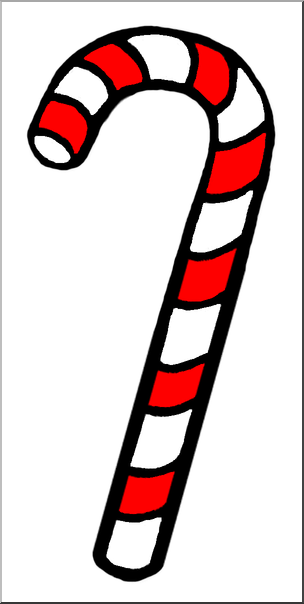 Clip art candy cane color i