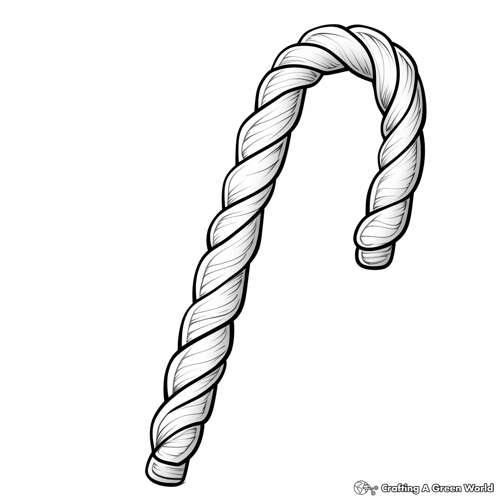 Candy cane coloring pages