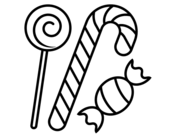 Christmas candy cane coloring pages free coloring pages