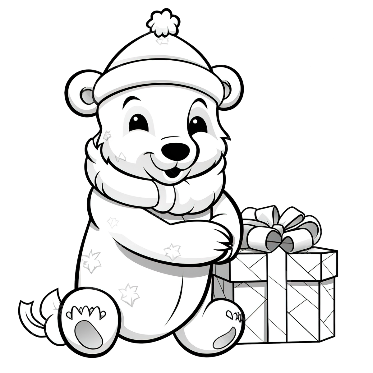 Bear christmas png vector psd and clipart with transparent background for free download