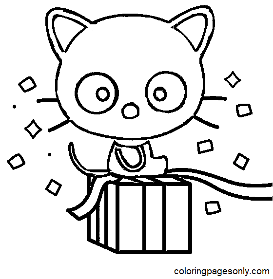 Chococat coloring pages printable for free download