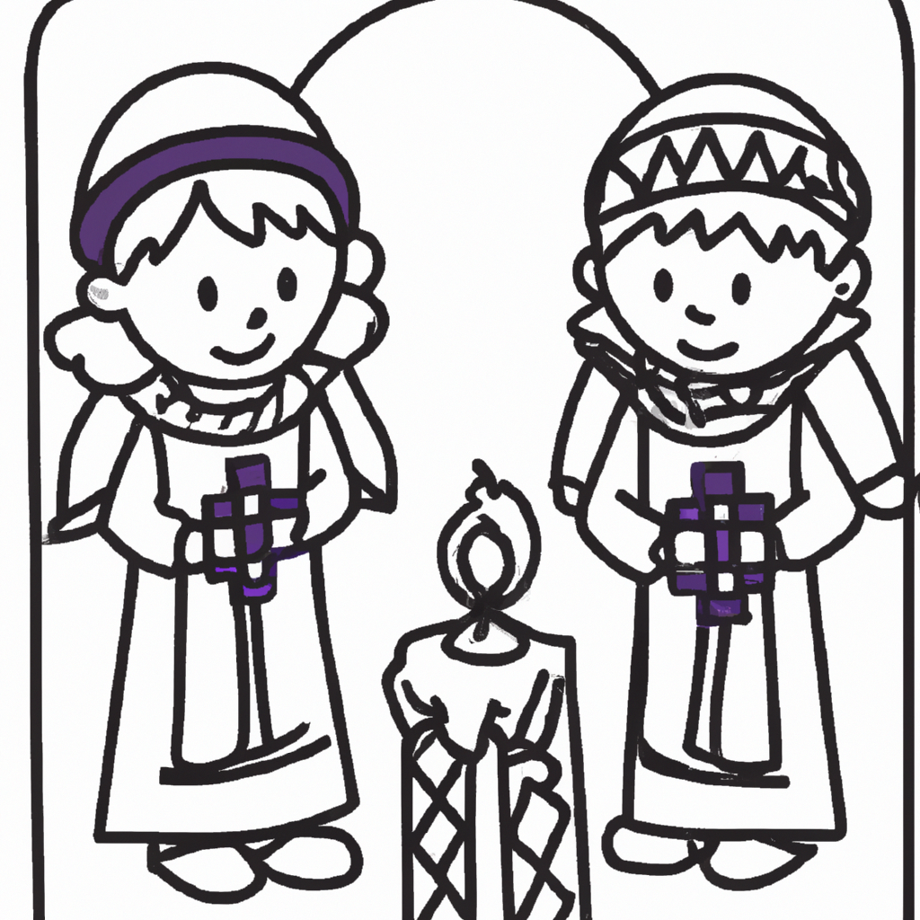 Advent coloring pages catholic
