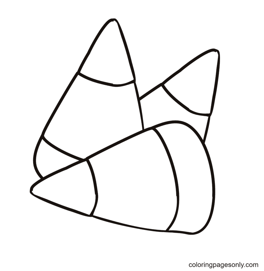 Candy coloring pages