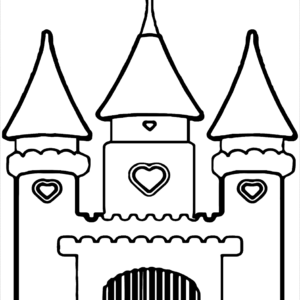 Castle coloring pages printable for free download