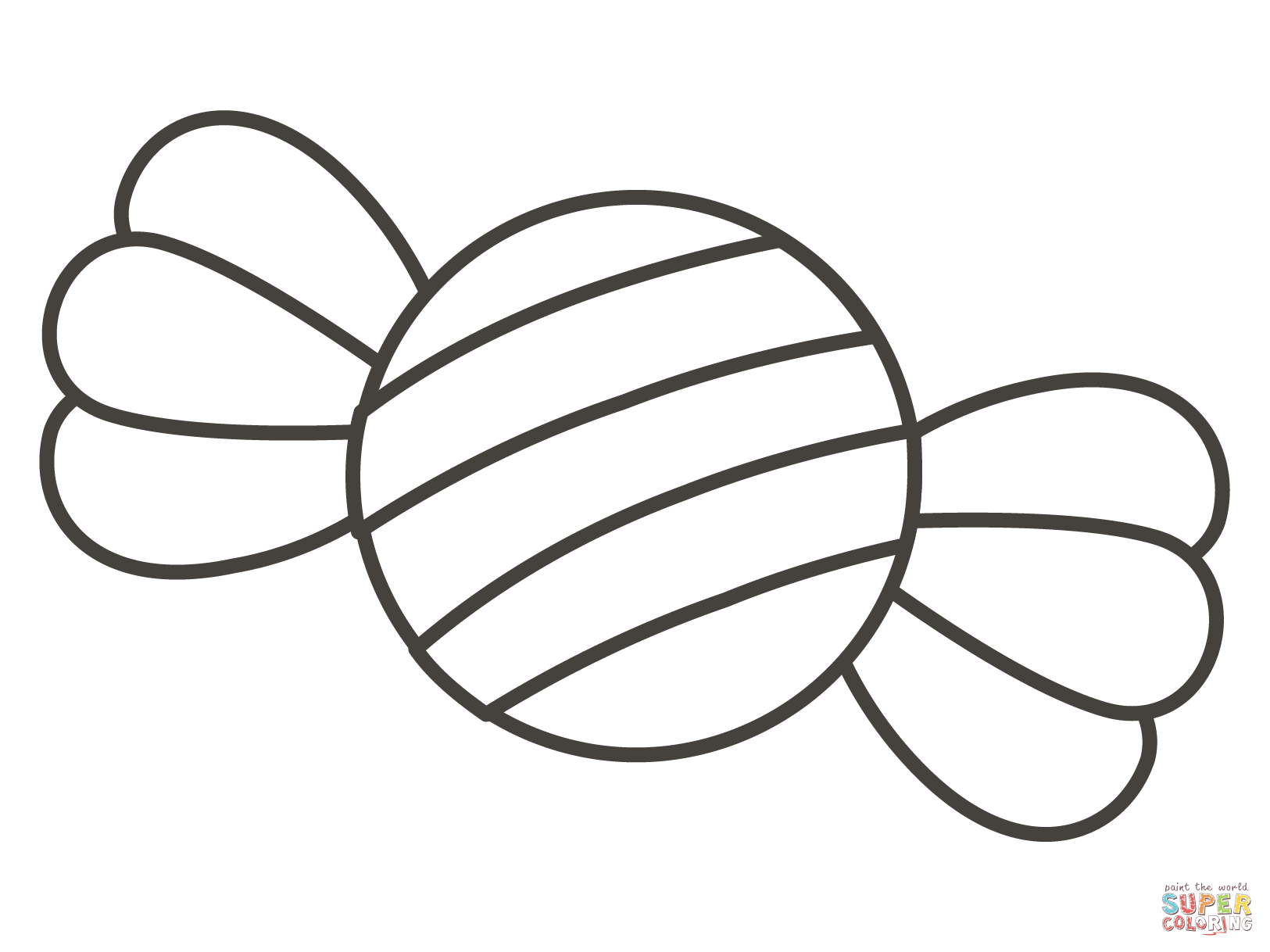 Candy coloring page free printable coloring pages
