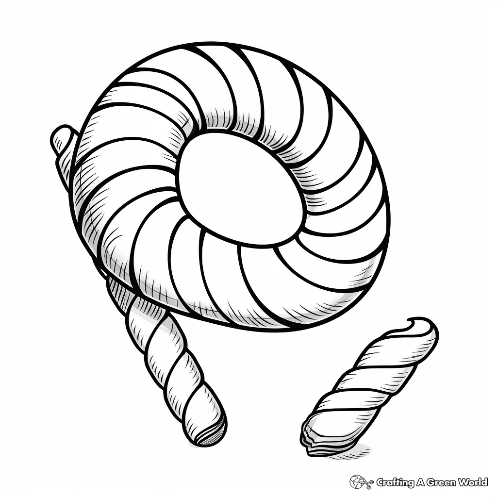 Candy cane coloring pages