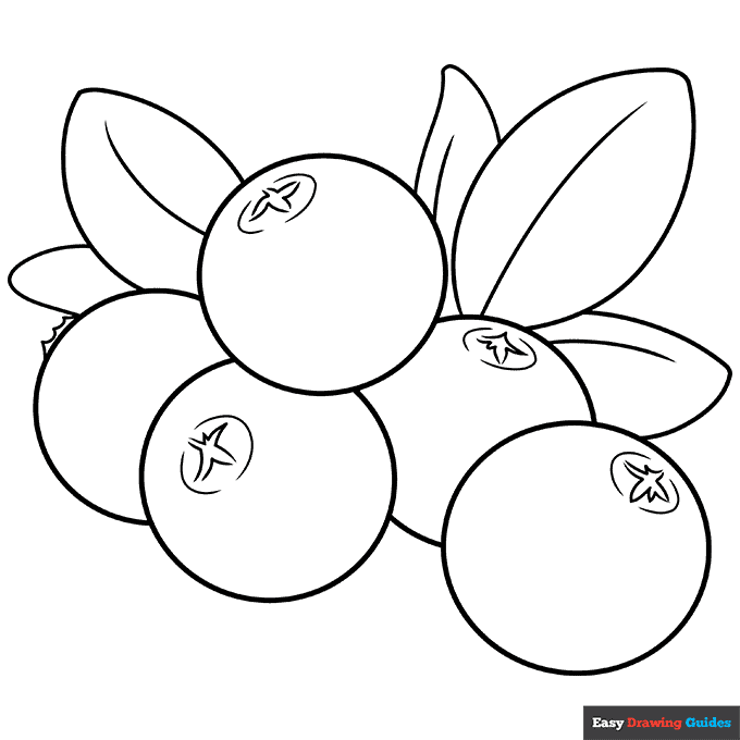 Free printable fruit coloring pages for kids