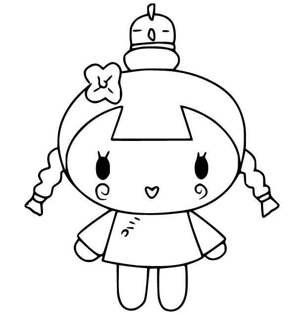 Pucca coloring pages printable for free download