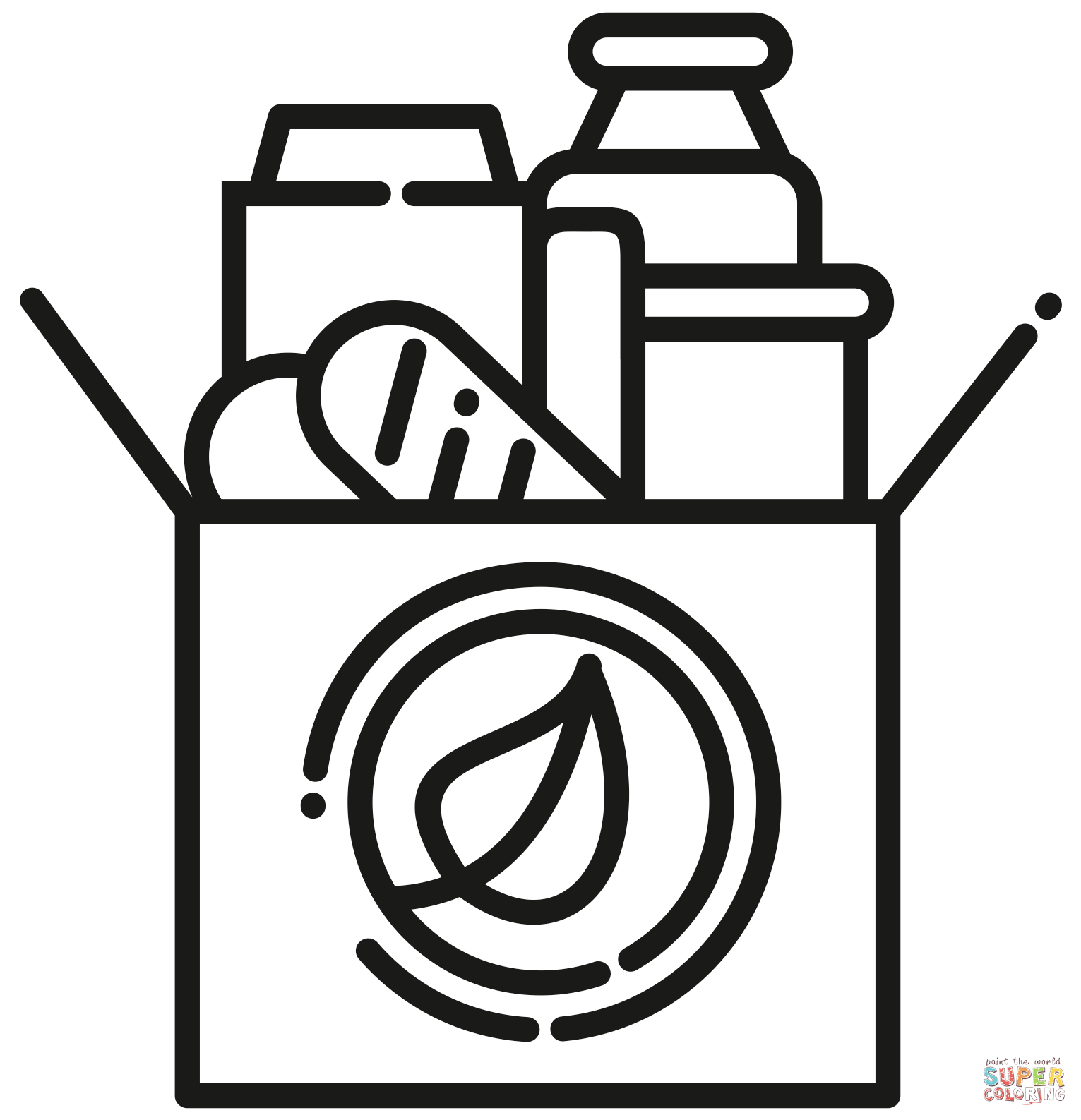 Food pantry coloring page free printable coloring pages