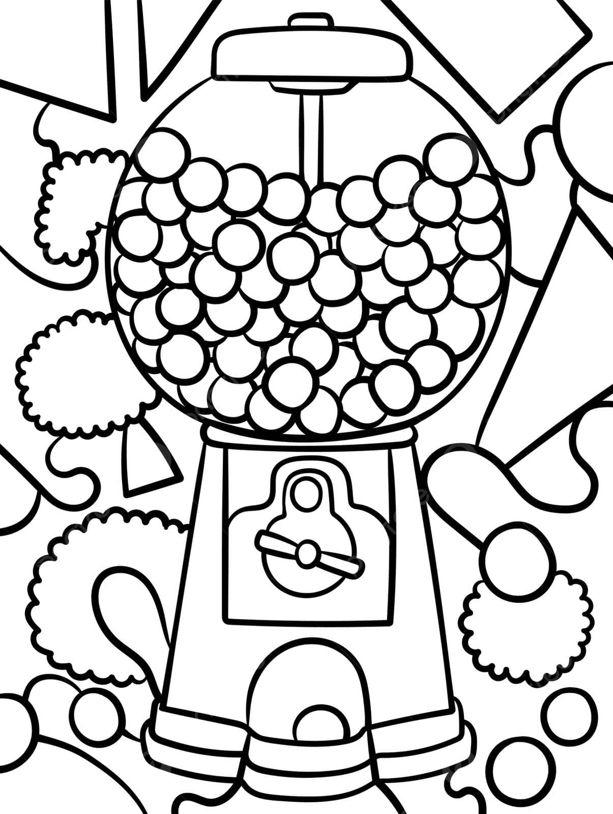 Food coloring page png vector psd and clipart with transparent background for free download