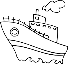 Cruise ship colorg pages png