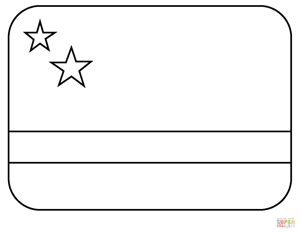 Flag of curacao emoji coloring page free printable coloring pages