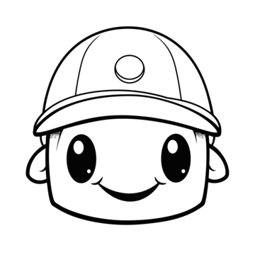Cap coloring page png transparent images free download vector files