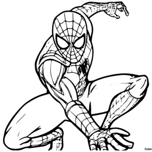 Spidey coloring pages printable for free download