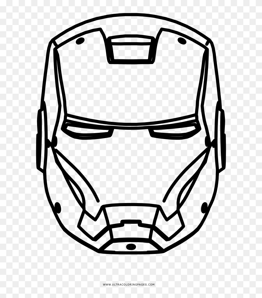 Iron man coloring page