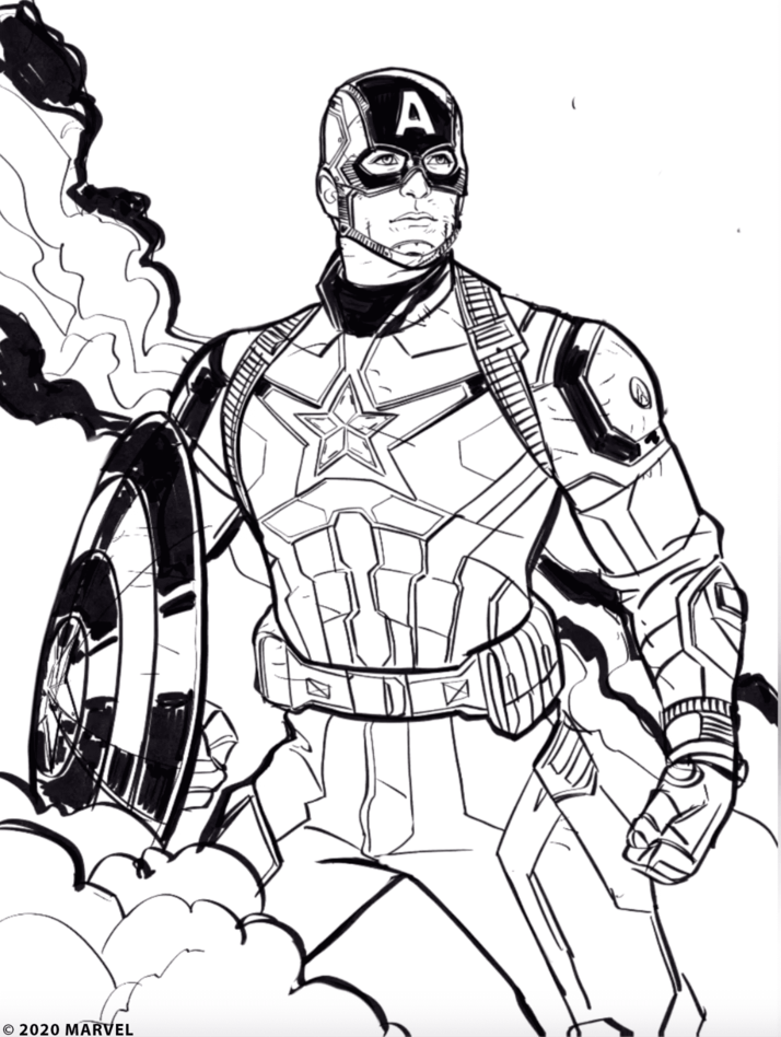 Discover the art of drawing captain america with marvel studios ryan meinerding