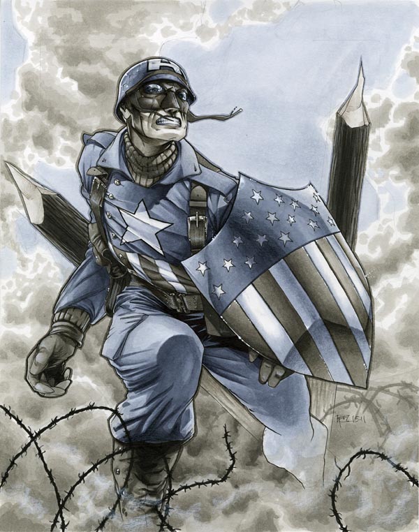 Wwii ultimate captain america by richardcox on