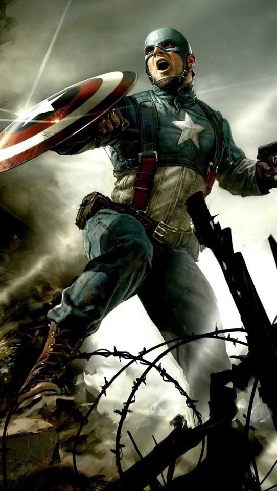 Captain america wwii ilustraciãn capitãn amãrica capitãn amãrica magnãficos