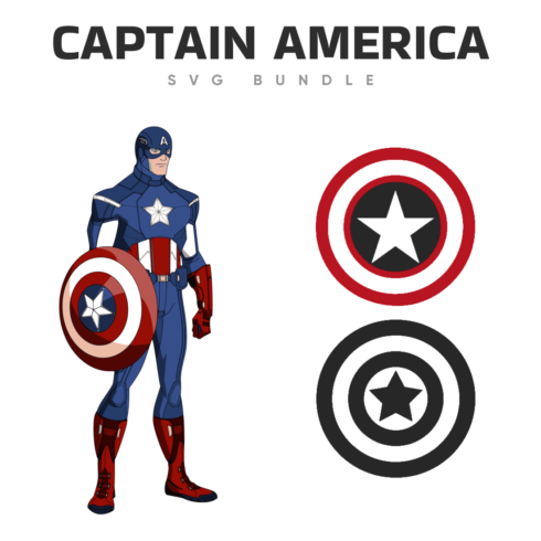 Young captain america svg designs â