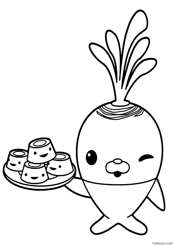 Octonauts vegimals barnacles coloring page