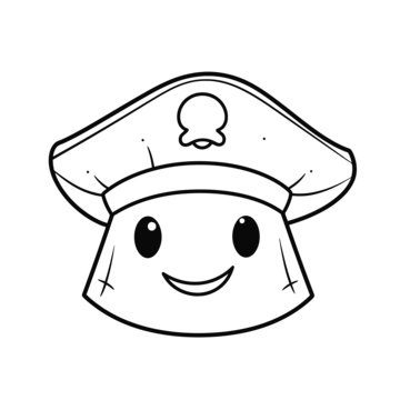 Pirate hat outline art png transparent images free download vector files