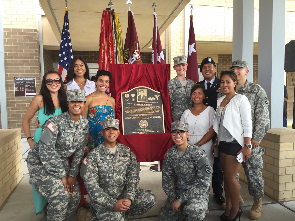 University of san francisco on a clinic at fort sam houston army base in san antonio has been named the captain jennifer m moreno primary care clinic in her honor ðºð