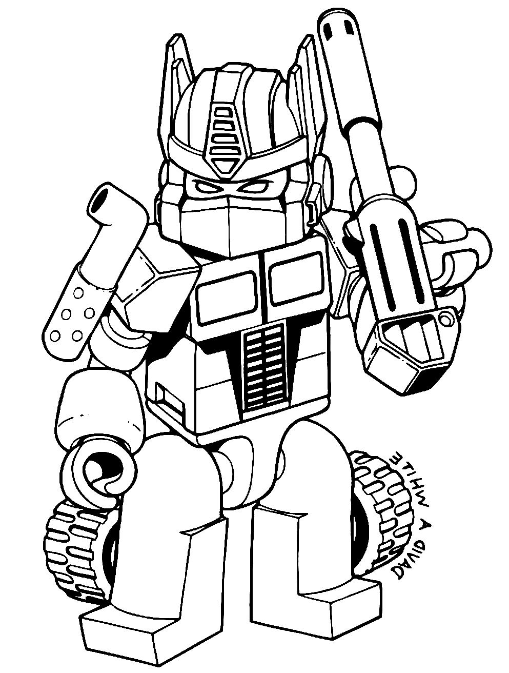 Transformers coloring pages printable for free download