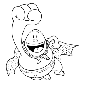 Captain underpants coloring pages printable for free download