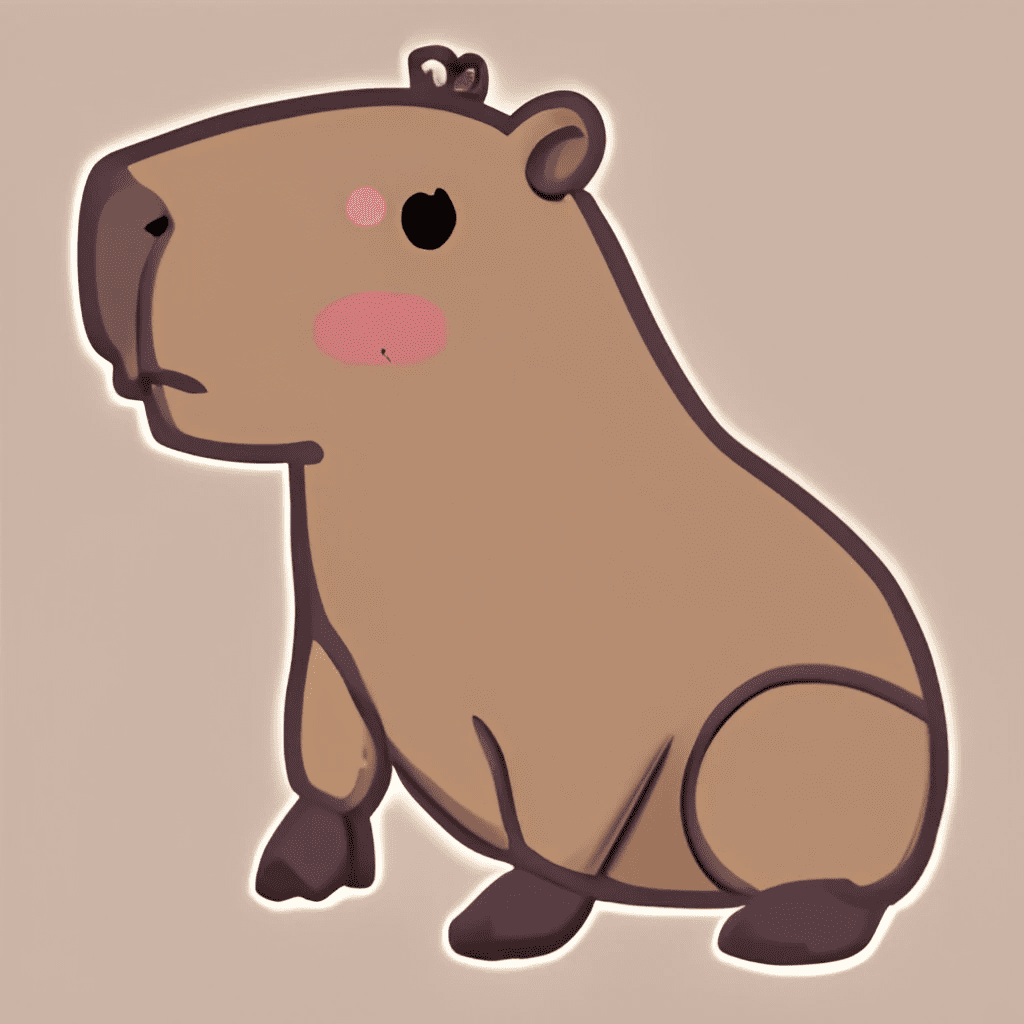 Capybara avatar wonder day â coloring pages for children and adults