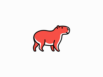 Capybara logo by unom design on