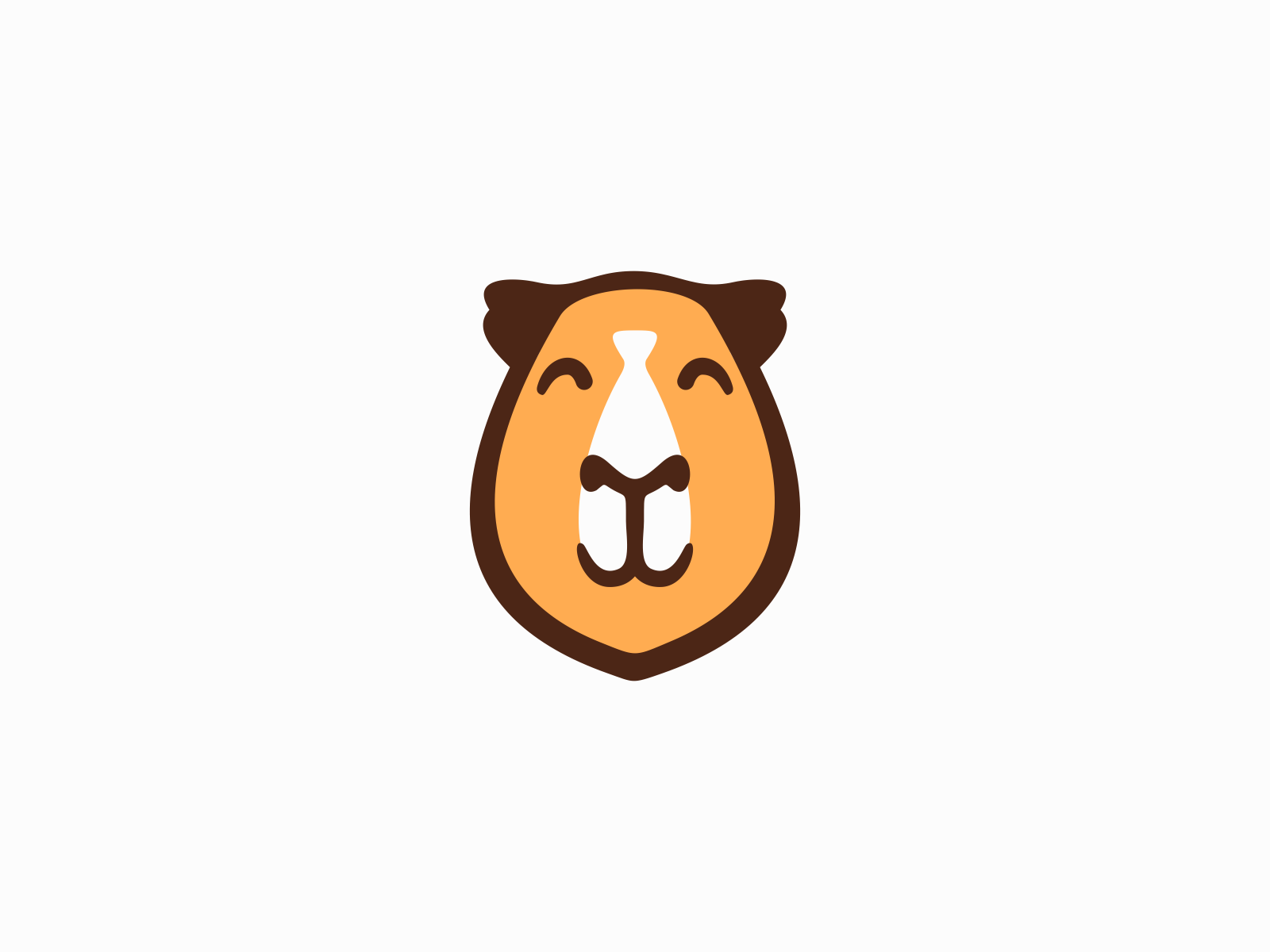 Cute capybara logo by lucian radu on