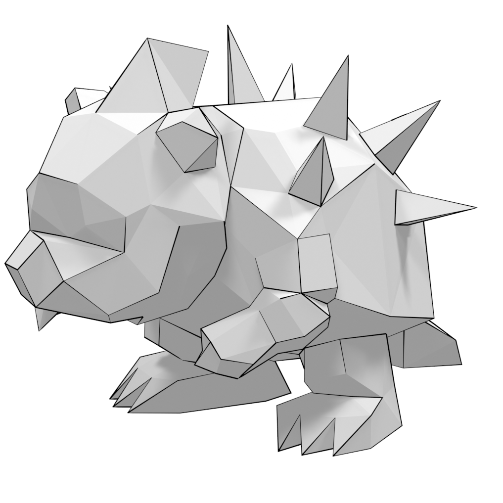 D papercraft model of bowser dragon free printable papercraft templates