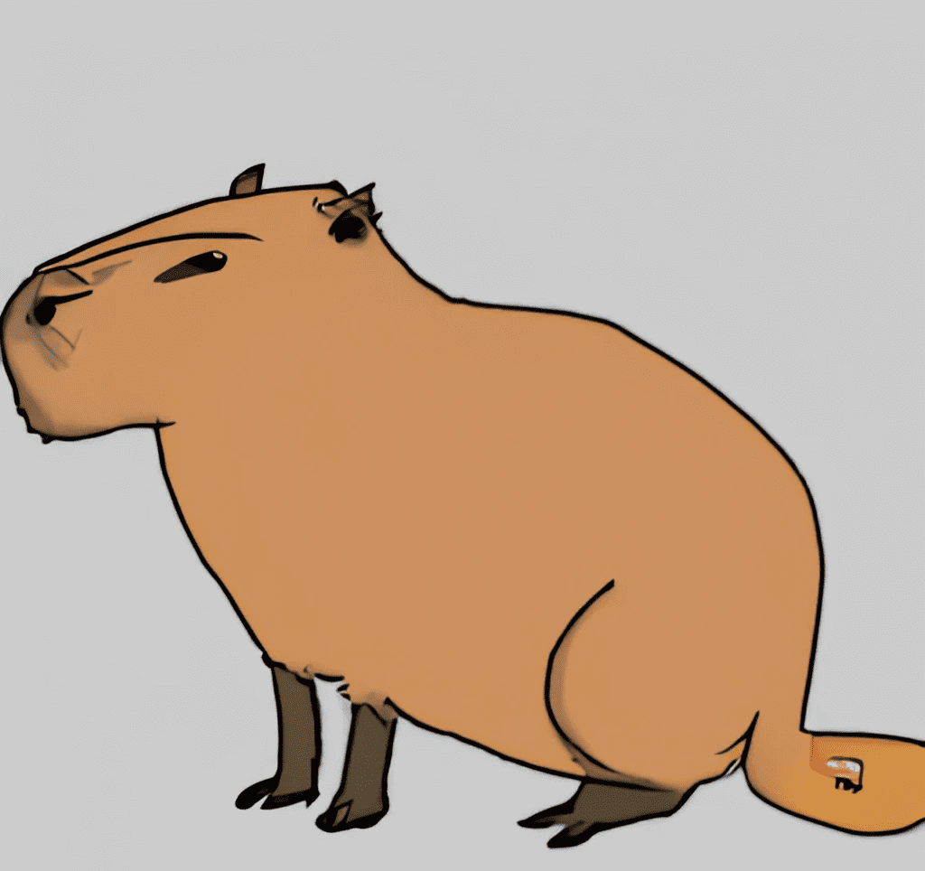 Capybara avatar wonder day â coloring pages for children and adults