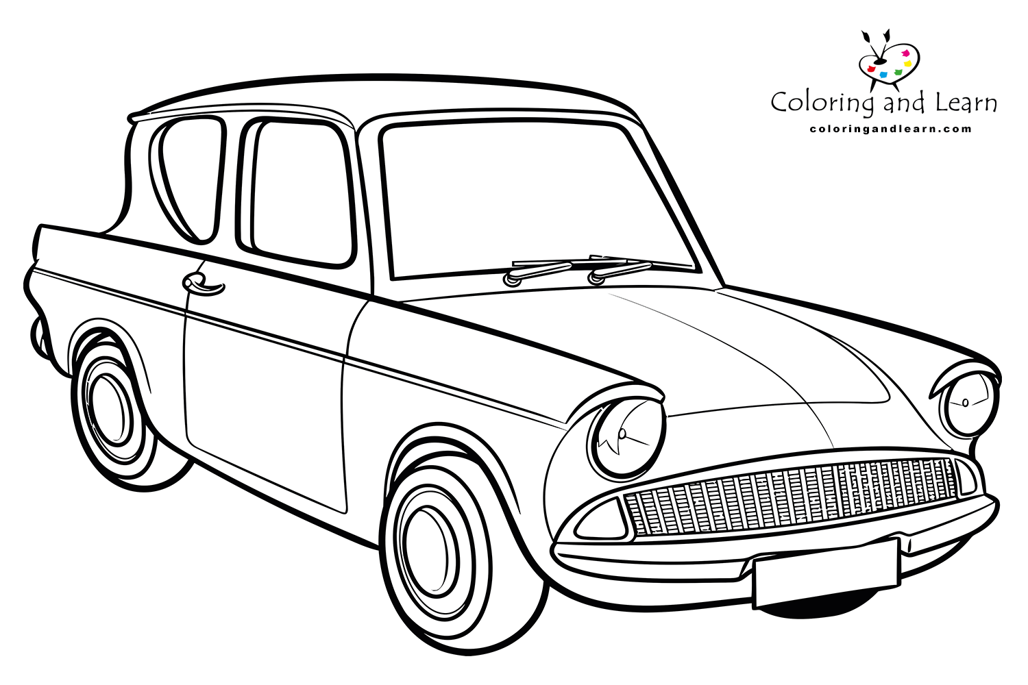 Car coloring pages