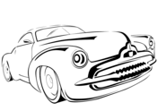 Classic cars coloring pages free printable pictures